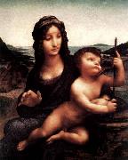 Madonna with the Yarnwinder LEONARDO da Vinci